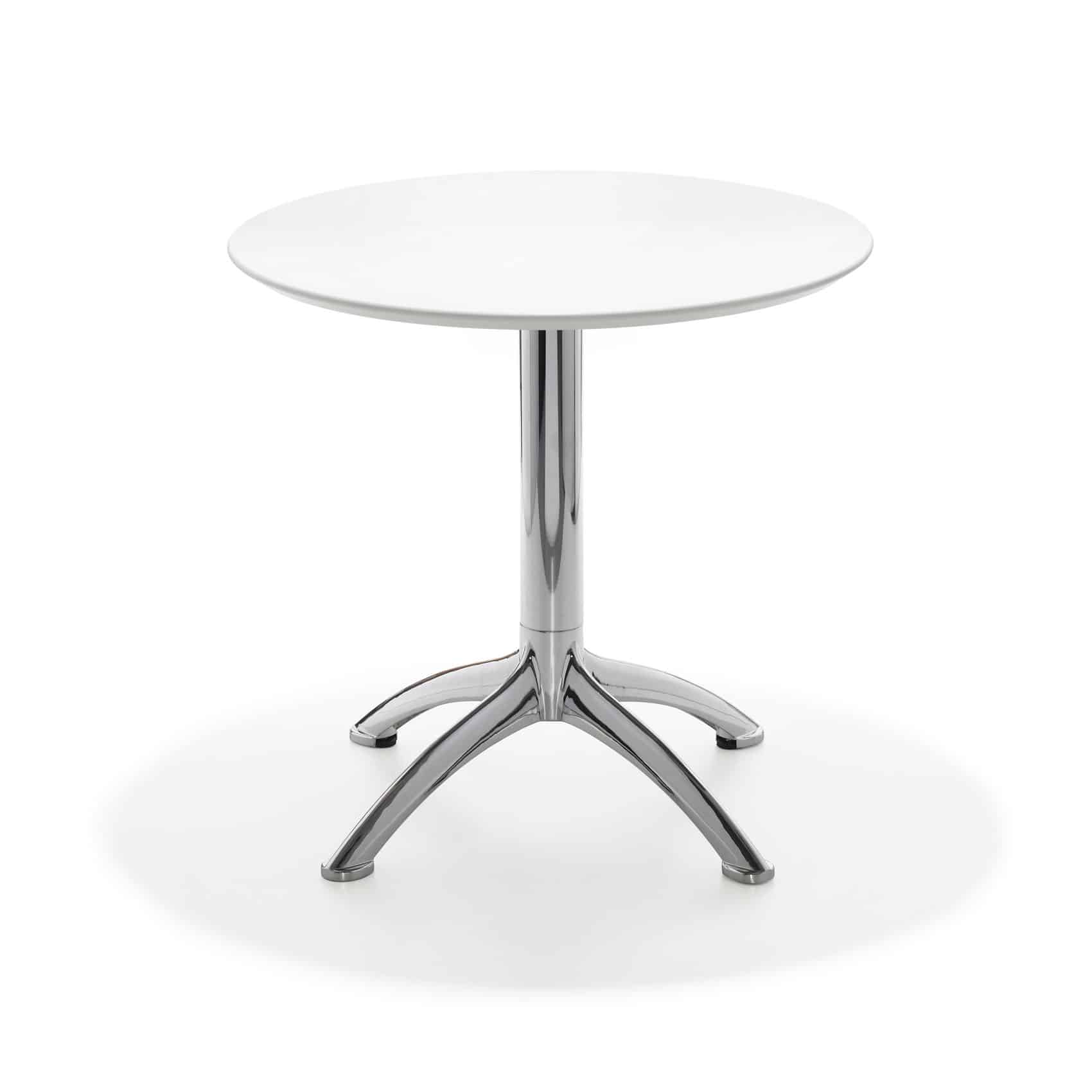 K4 seating table MDF Ø 69 cm white