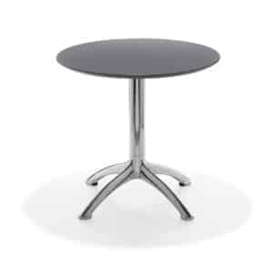 K4 seating table MDF Ø 69 cm anthracite - gray