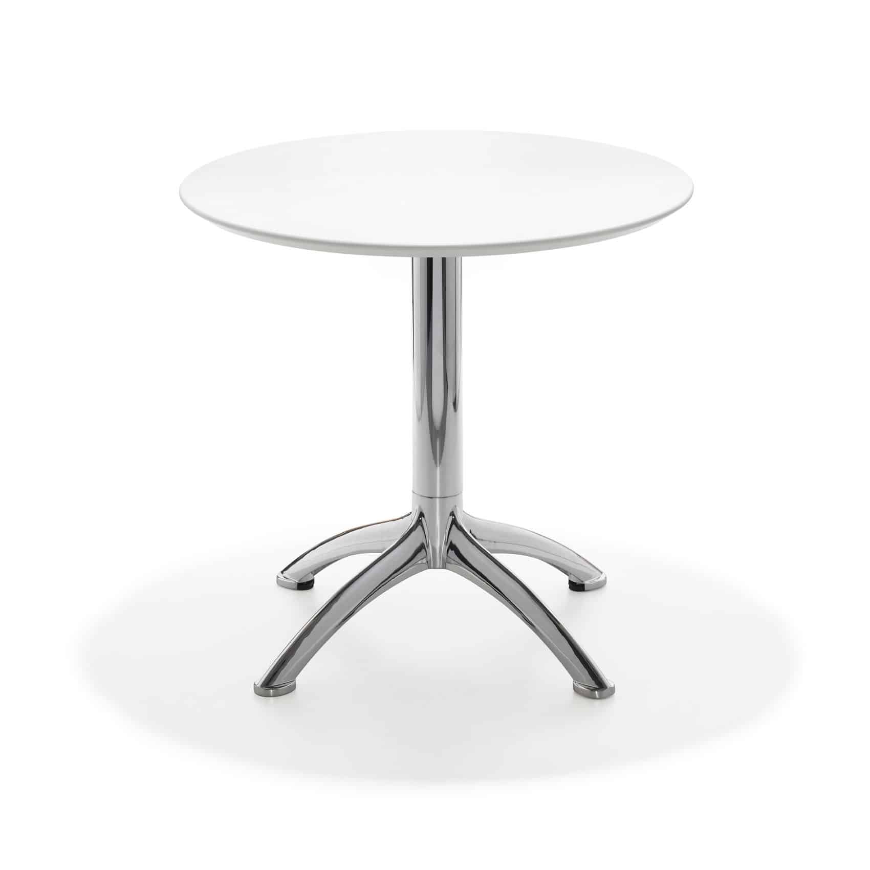 K4 seating table MDF Ø 79 cm white