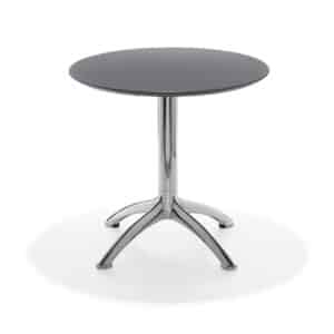 K4 seating table MDF Ø 79 cm anthracite - anthracite