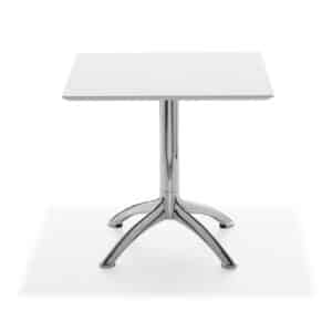 K4 seating table MDF 79 x79 cm white - white