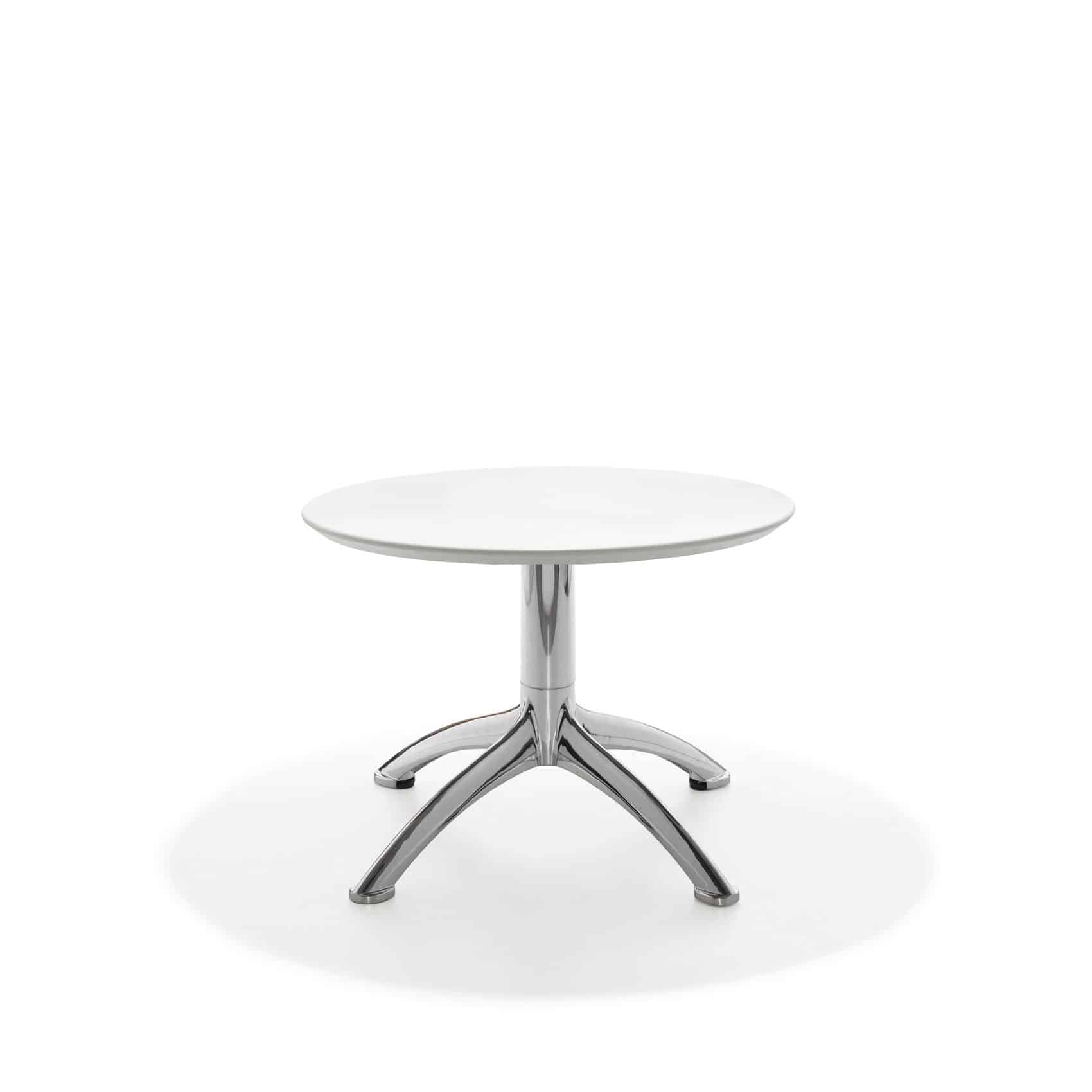 K4 side table MDF Ø 79 cm white