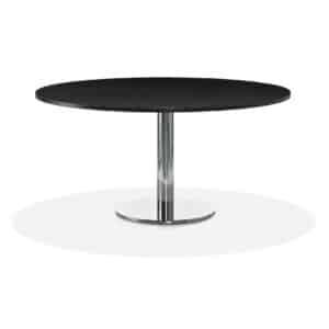 Meeting table Ø 150 cm black - black