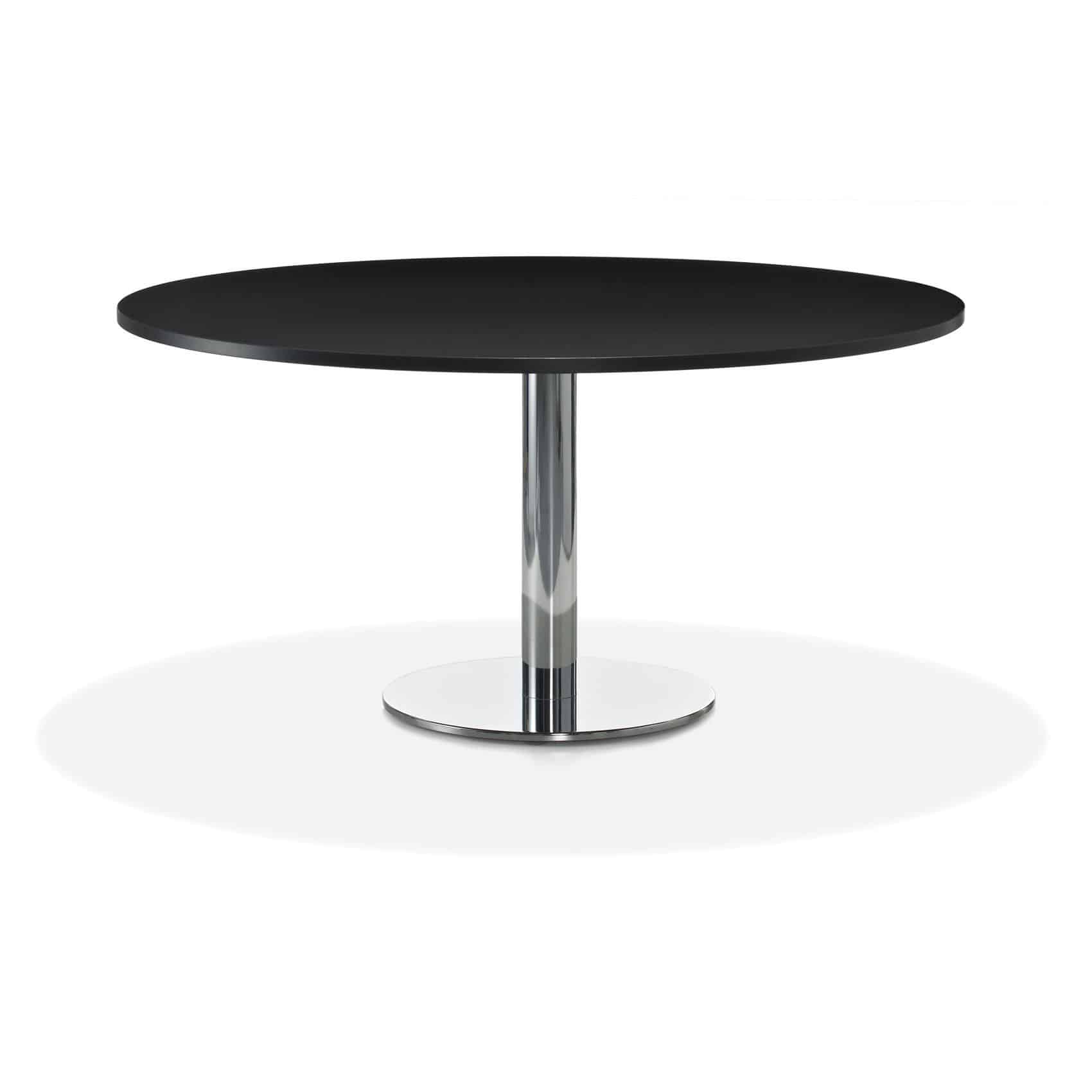 Meeting table Ø 150 cm black