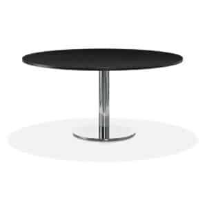 Meeting table Ø 120 cm black - black