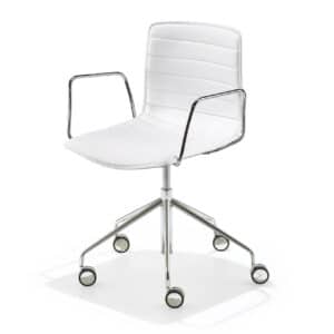Catifa 46 Officechair with armrest - white