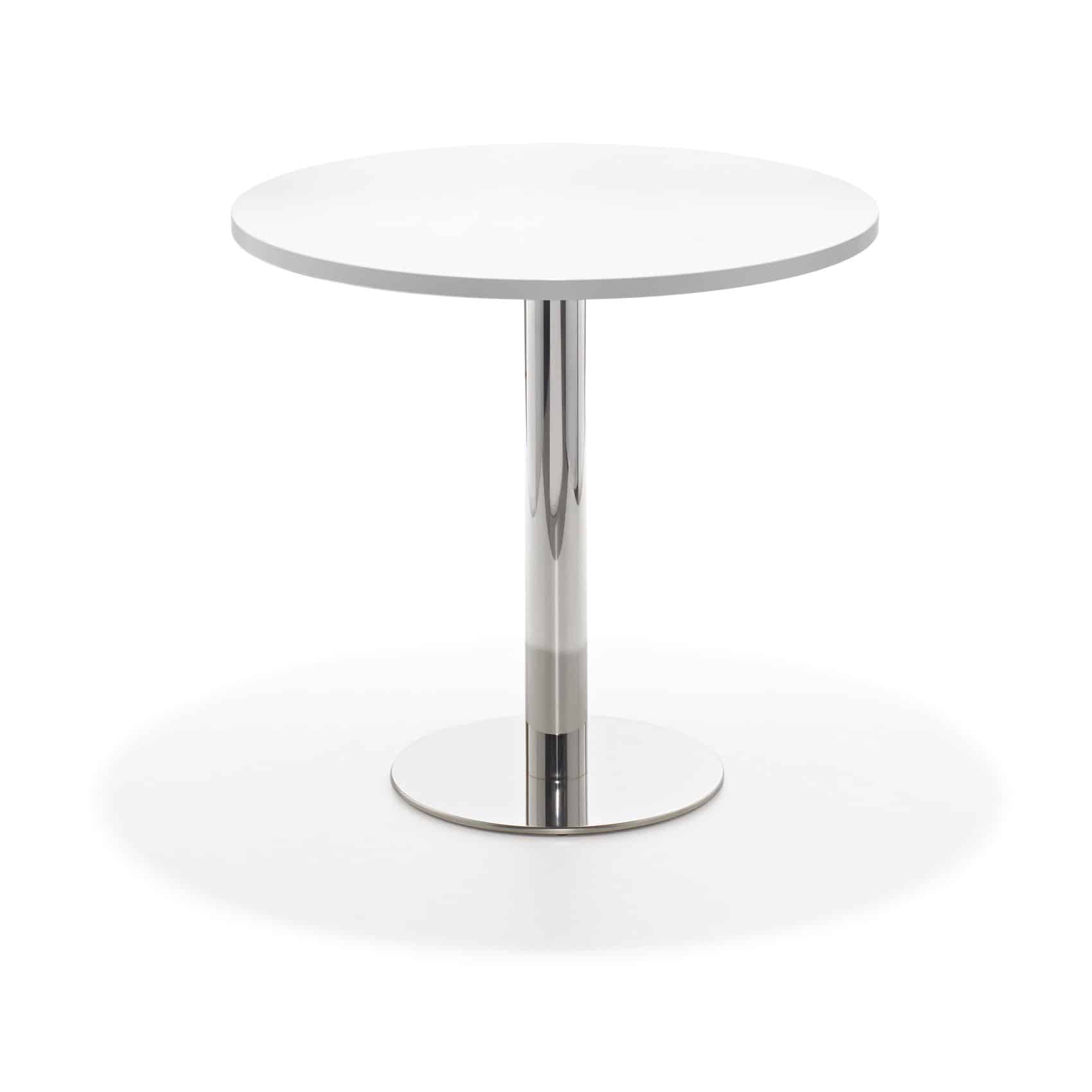 Enzo seating table KS Ø 70 cm white