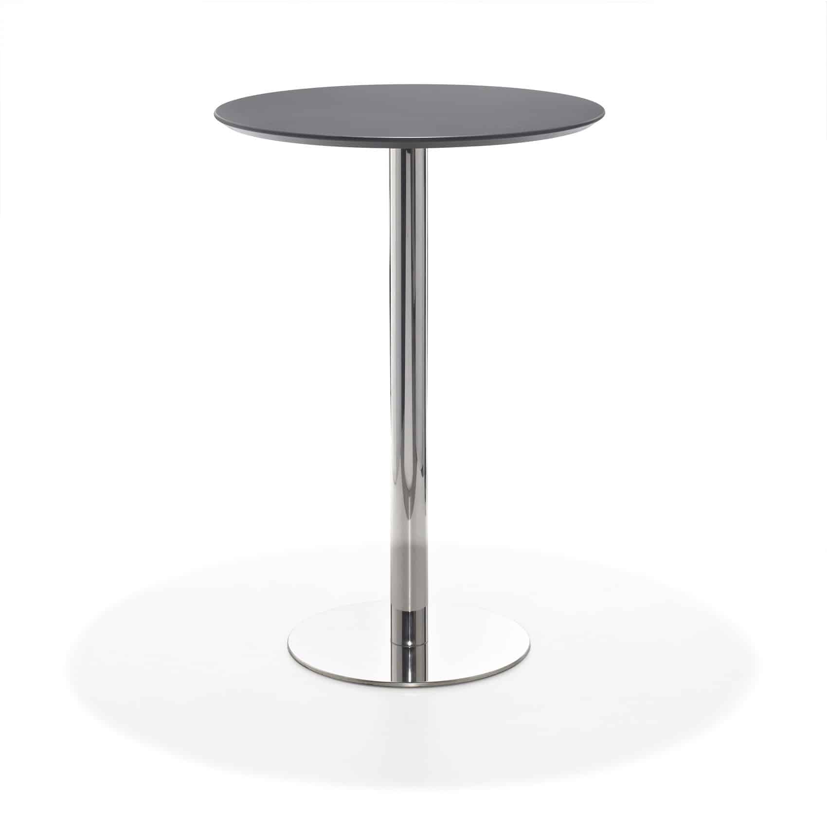 Enzo bar table MDF Ø 69 cm anthracite