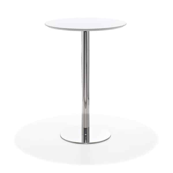 Enzo bar table MDF Ø 79 cm white