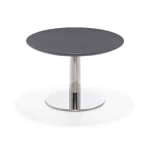 Enzo side table MDF Ø 69 cm anthracite - gray