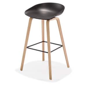 about a stool - black