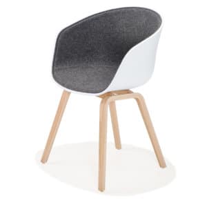 about a chair Textil - grau/weiß