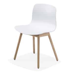 about a chair without armrest - white