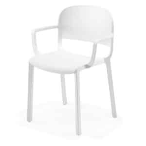 Dome with armrest - white