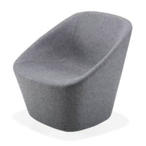 Log Lounge 1 seater - grey
