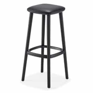Babila stool wood - black