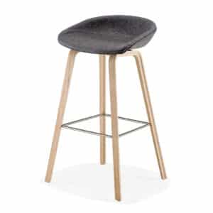 about a stool fabric - grau