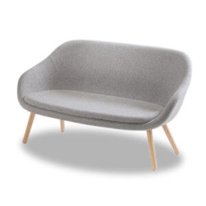 about a lounge 2er - light gray