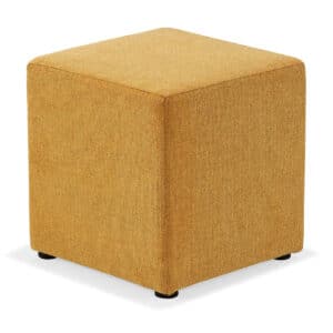 Cube Sitzwürfel Stoff - mustard