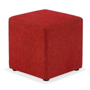 Cube Sitzwürfel Stoff - rot