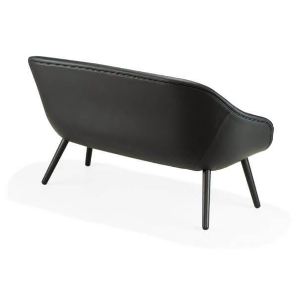 about a lounge 2er black leather