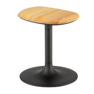 Flink lowstool - black / oak