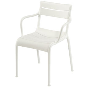 Souvenir with armrests - weiß