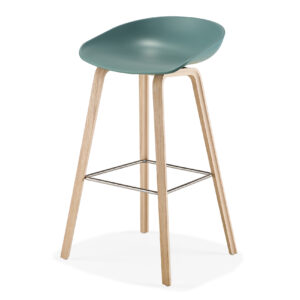 about a stool - dusty blue
