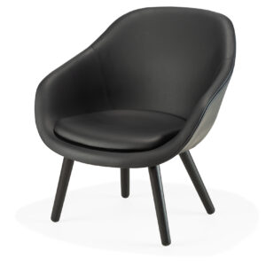 about a lounge 1er black leather - schwarz
