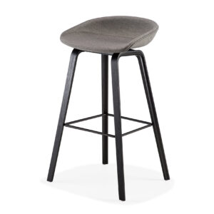 about a stool black edition - grau/schwarz
