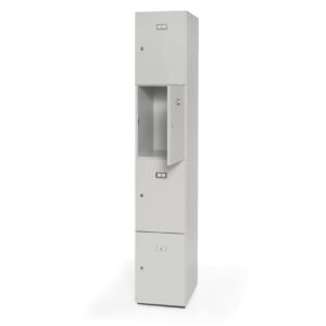 locker cabinet with 4 boxes