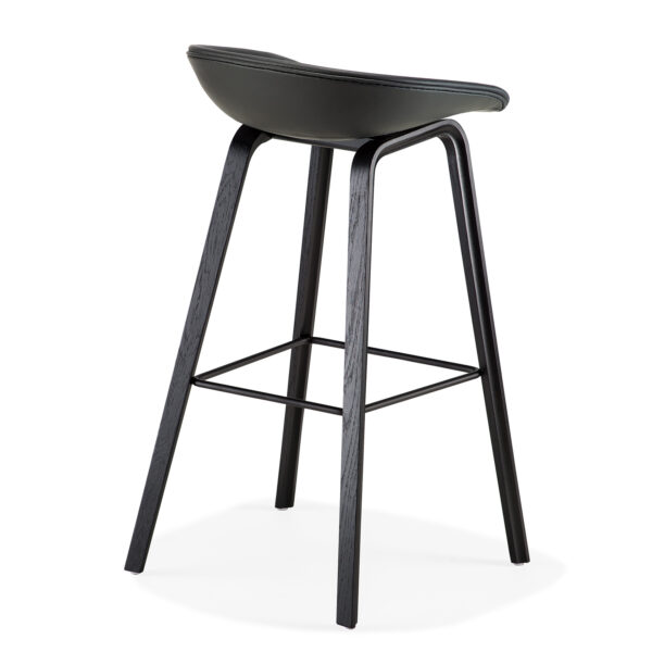 about a stool black leather – Bild 2