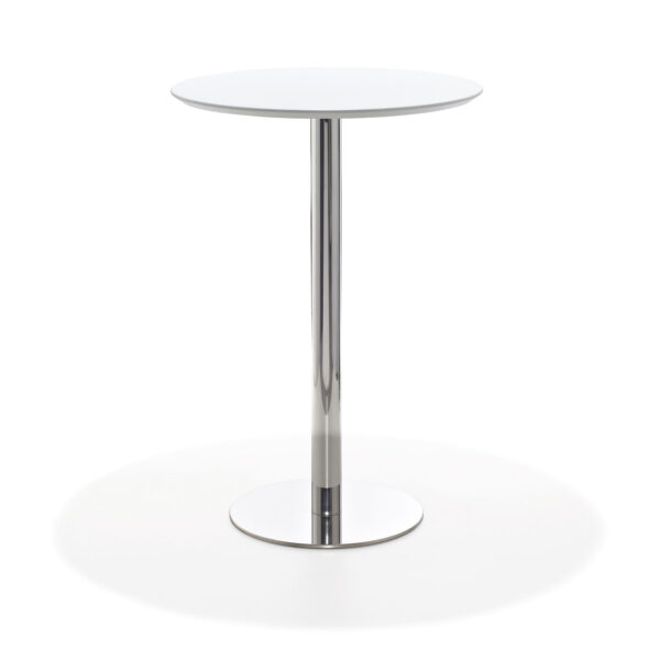 Enzo bar table MDF Ø 79 cm white