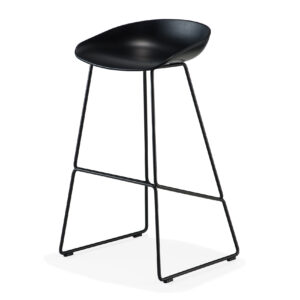 about a stool black metal - schwarz
