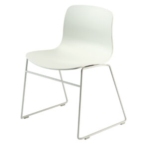 about a chair white metal