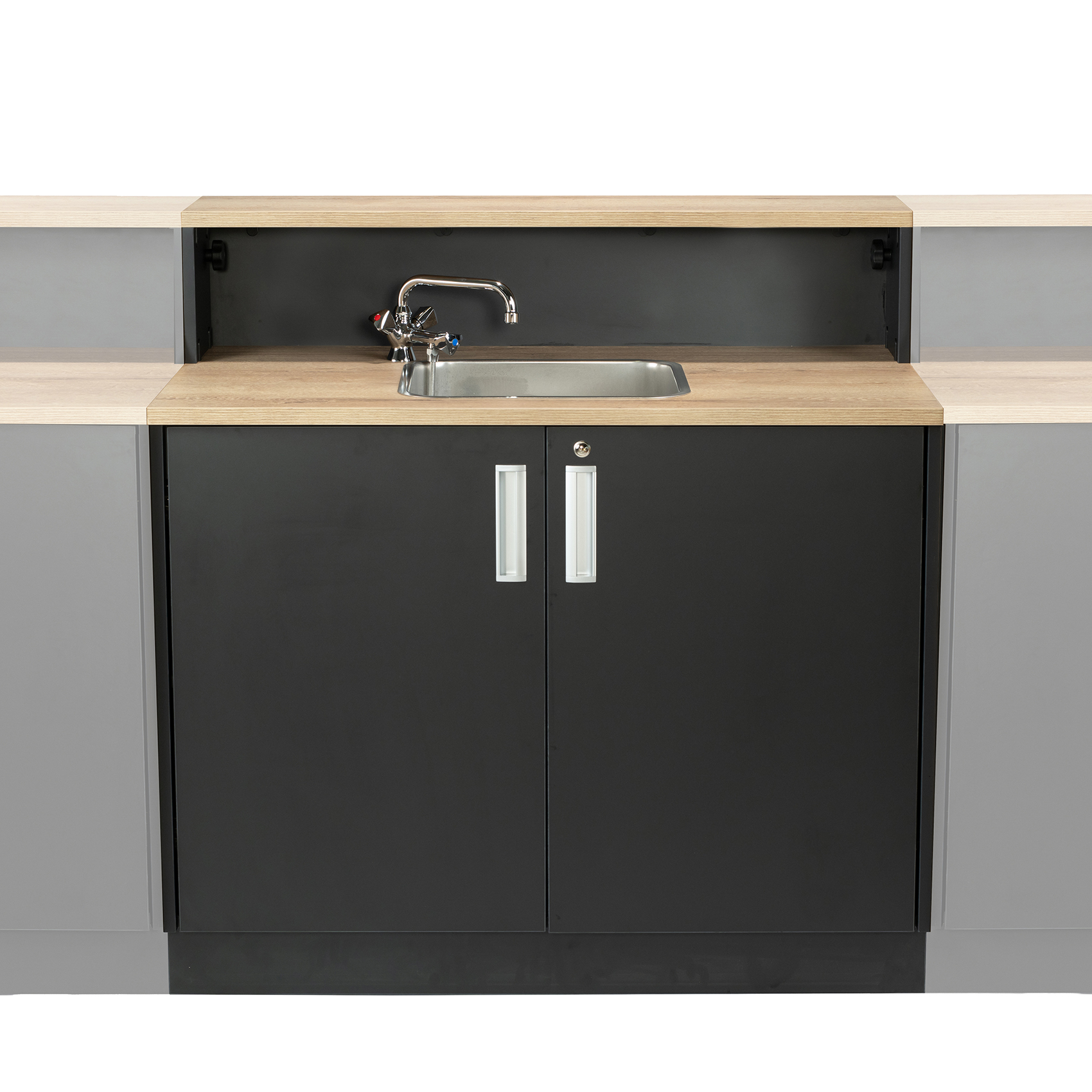 Allegra 120 with sink and without side panel Allegra 120 with sink and without side panel
