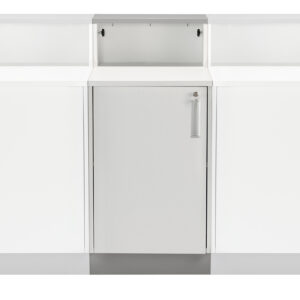 Allegra 60 without side panel - white/grey Allegra 60 without side panel - white/grey