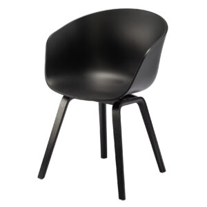 about a chair - black / black