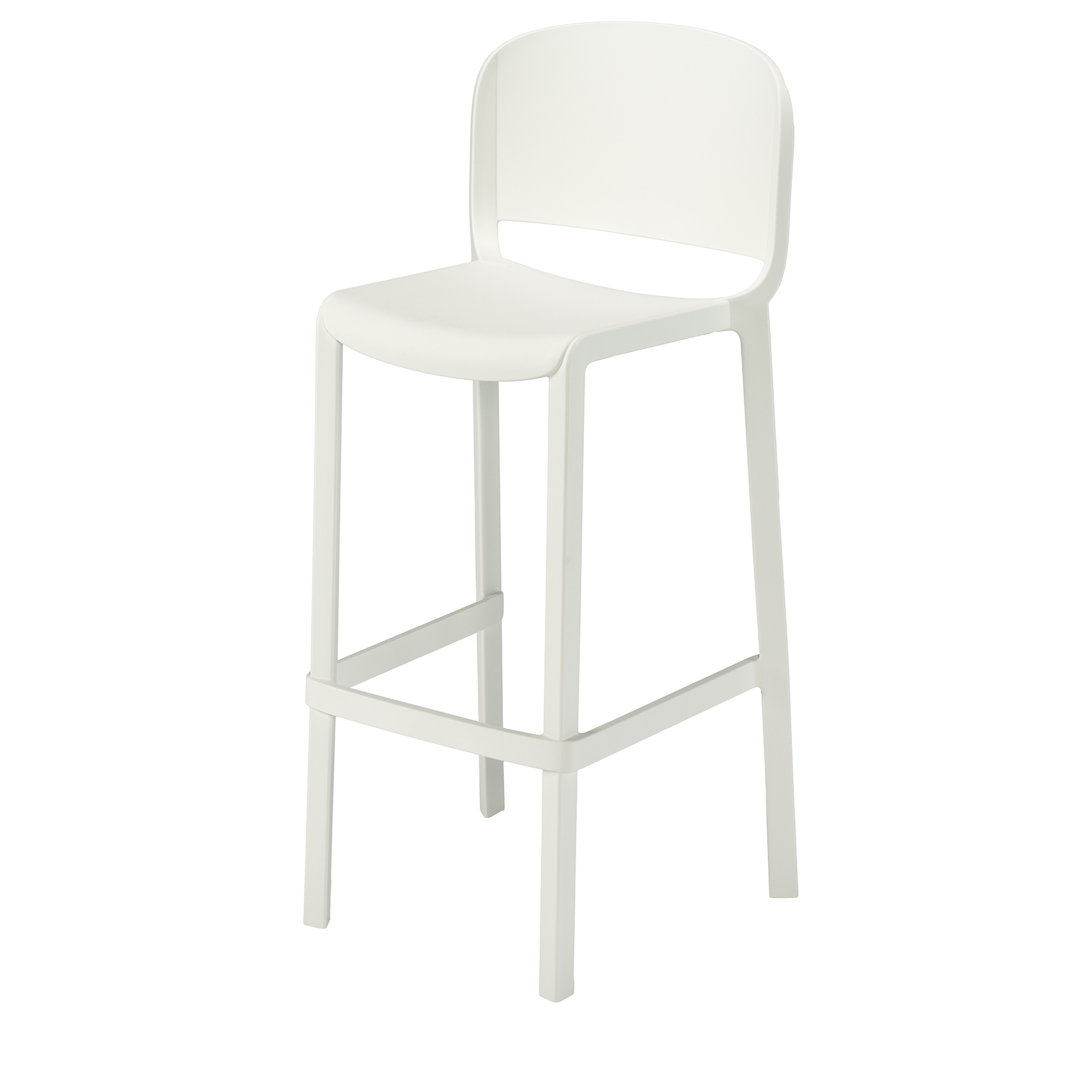 Dome barstool with backrest